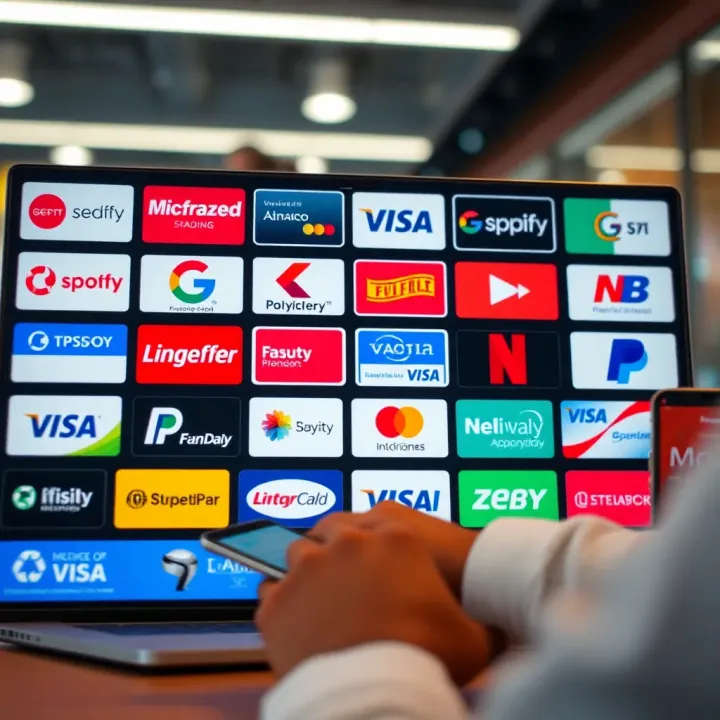 Collection of popular online platforms and payment methods commonly used by Kenyan binary traders