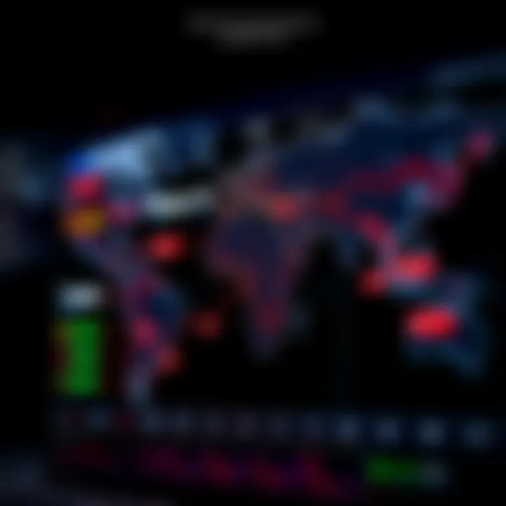 World map highlighting major forex market sessions and time zones relevant to Kenyan traders