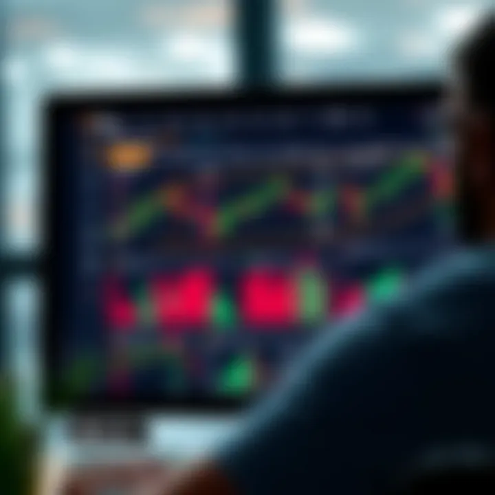 Dashboard displaying live trading activity with highlighted expert trader performance metrics