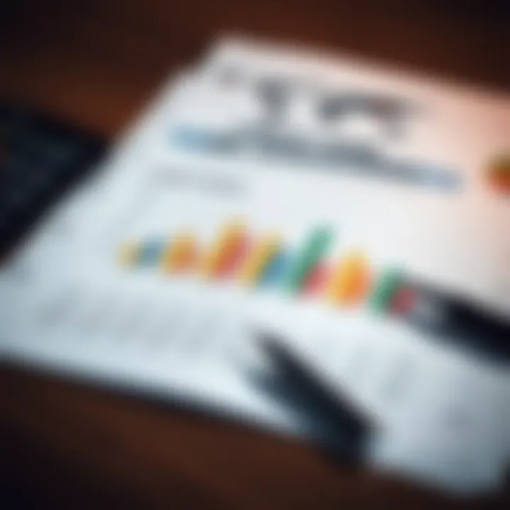 Graph showing credit risk assessment metrics with regulatory compliance documents