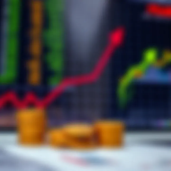 Graph showing upward trend and currency symbols representing Forex market growth