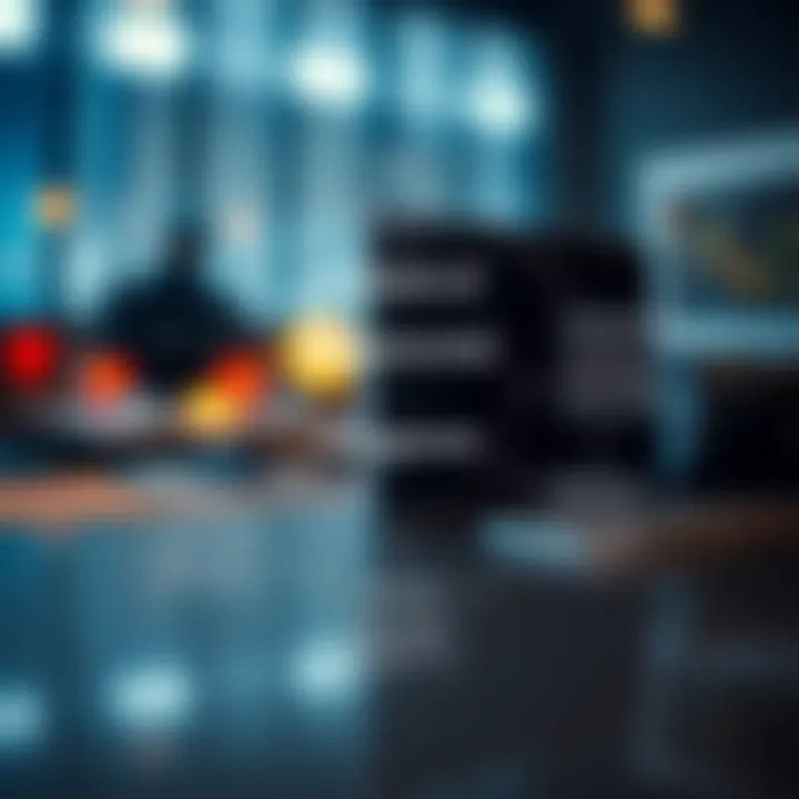 Diagram illustrating the key components of enterprise risk management including risk identification, assessment, and control