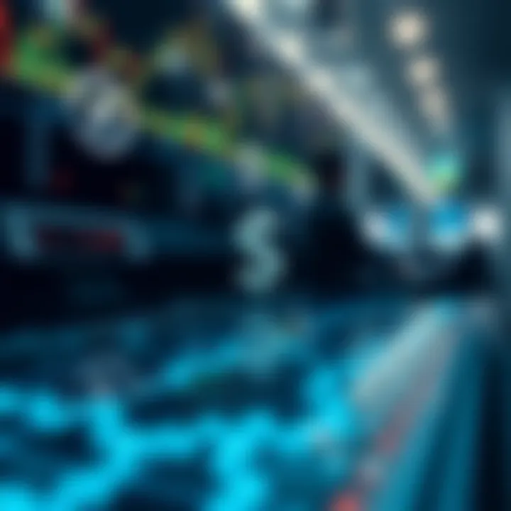 Conceptual graphic showing currency symbols and regulatory icons representing secure forex trading in Kenya