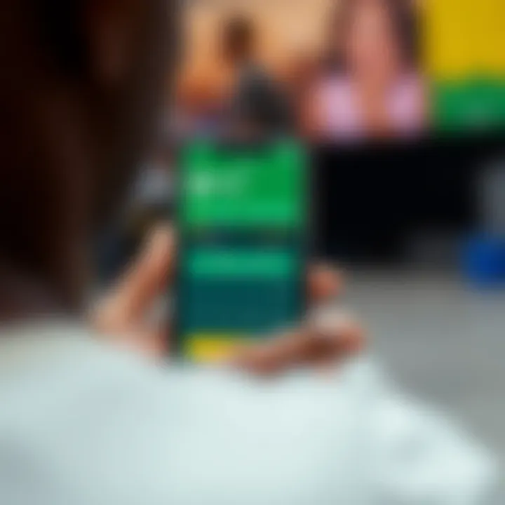 Mobile phone screen displaying a secure M-Pesa payment interface for forex transactions