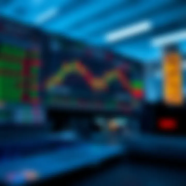 Illustration of a secure online trading platform displaying risk management tools