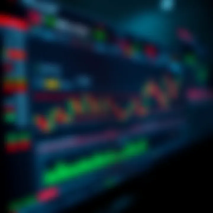 Detailed forex trading dashboard highlighting various currency pairs and market indicators