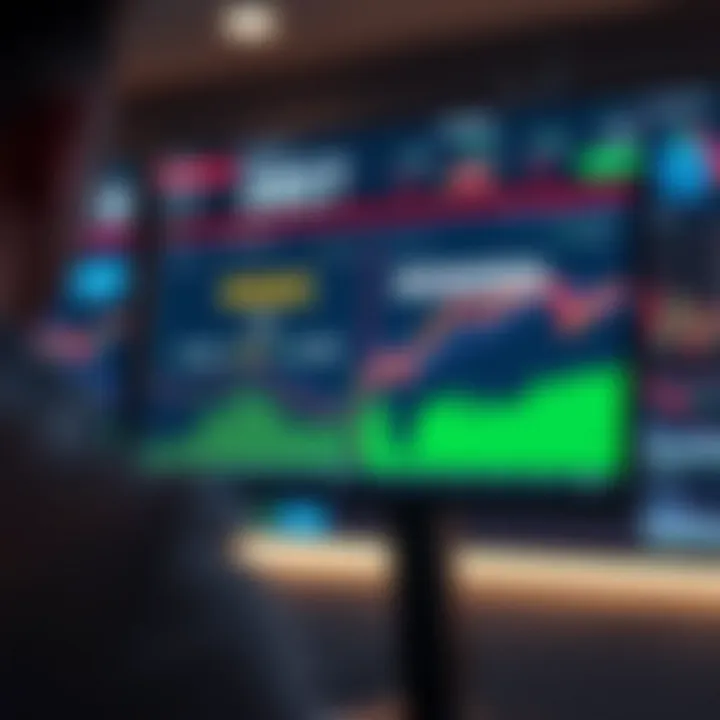 Visual representation of risks versus rewards in using free binary trading bots on a digital screen