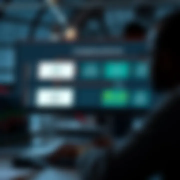 Technical diagram showing connectivity between TradingView API and binary options trading software