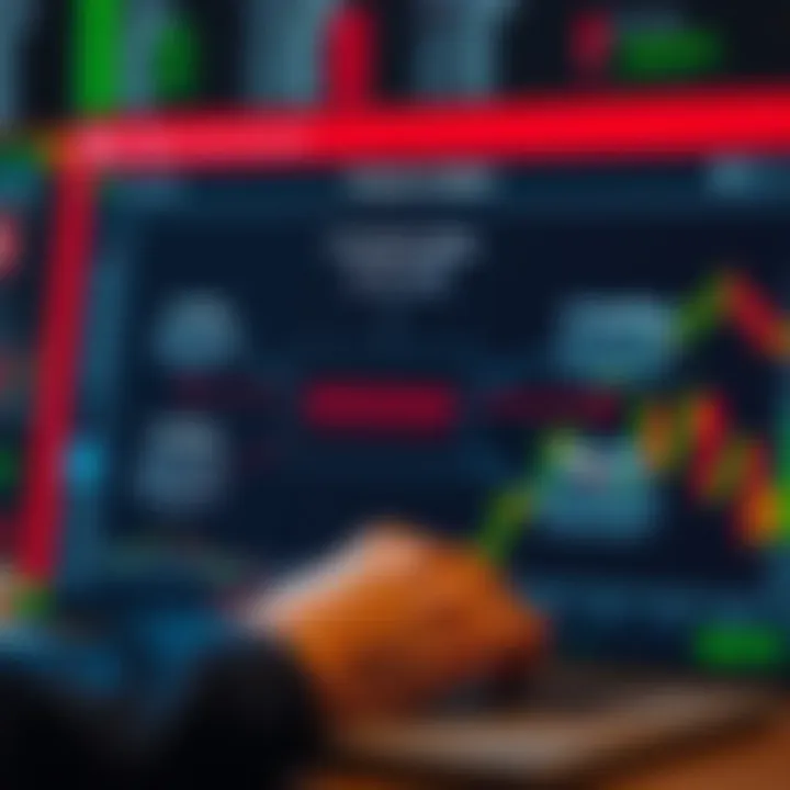 Diagram illustrating key concepts and strategies in binary options trading