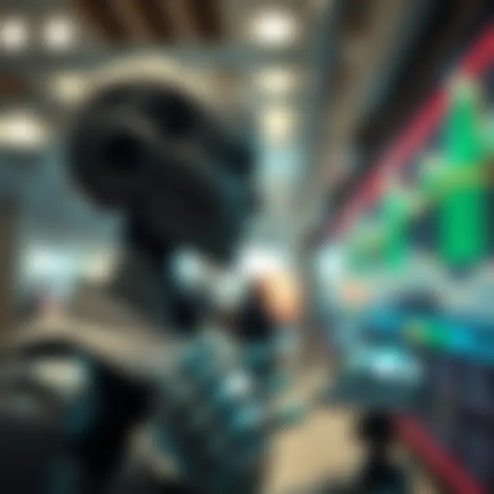 Conceptual illustration showing the applications of binary bots in automation and financial trading in Kenya