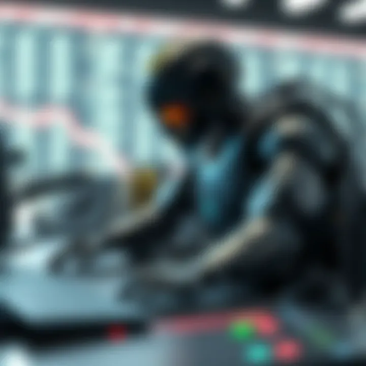 Diagram illustrating the mechanism of binary bots executing automated trading decisions