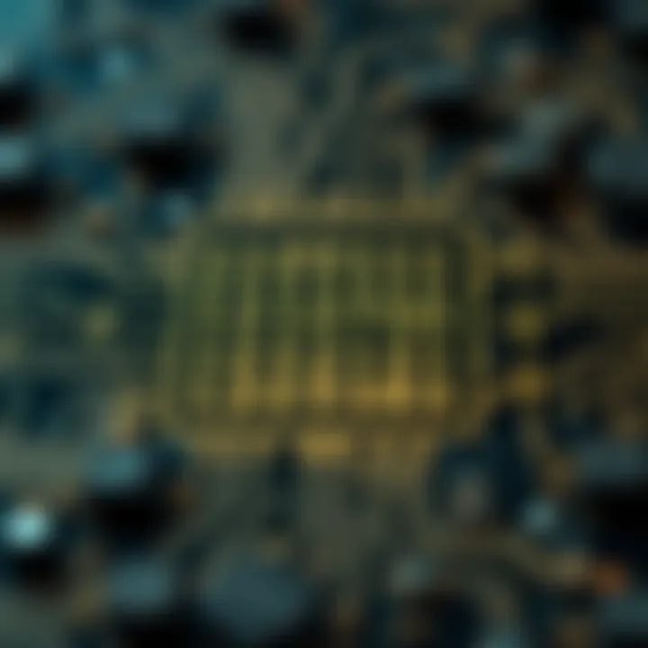 Diagram showing binary arithmetic operations with digital circuits and logic gates