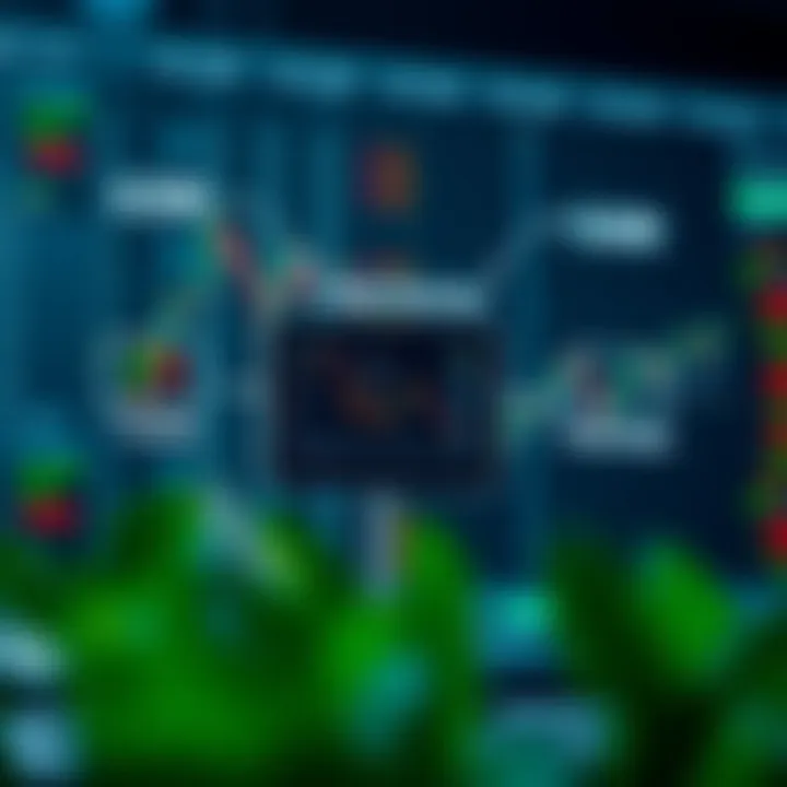 Diagram showing automated trading system interfacing with financial markets