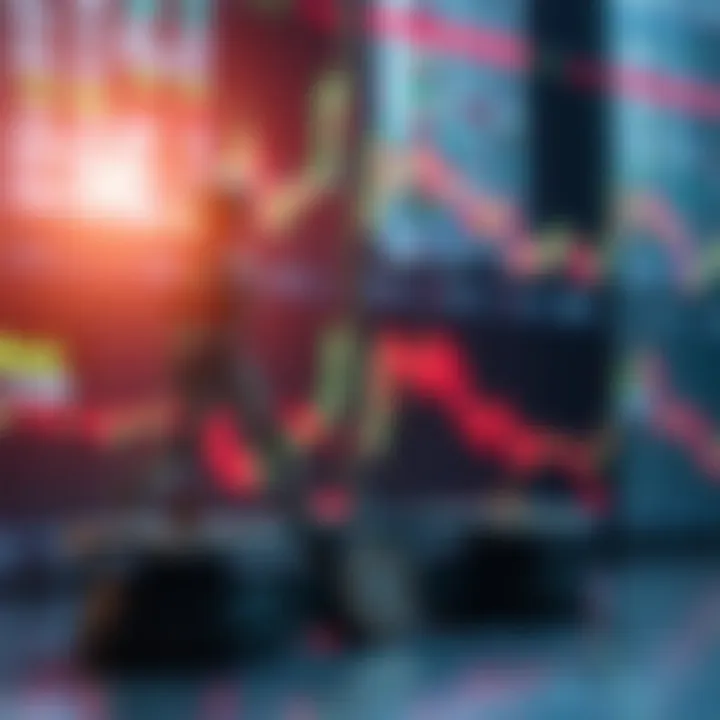 Conceptual visualization of risk and reward balance in binary options trading using bots