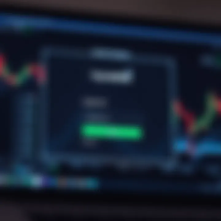 Secure login screen displaying username and password fields for binary trading platform