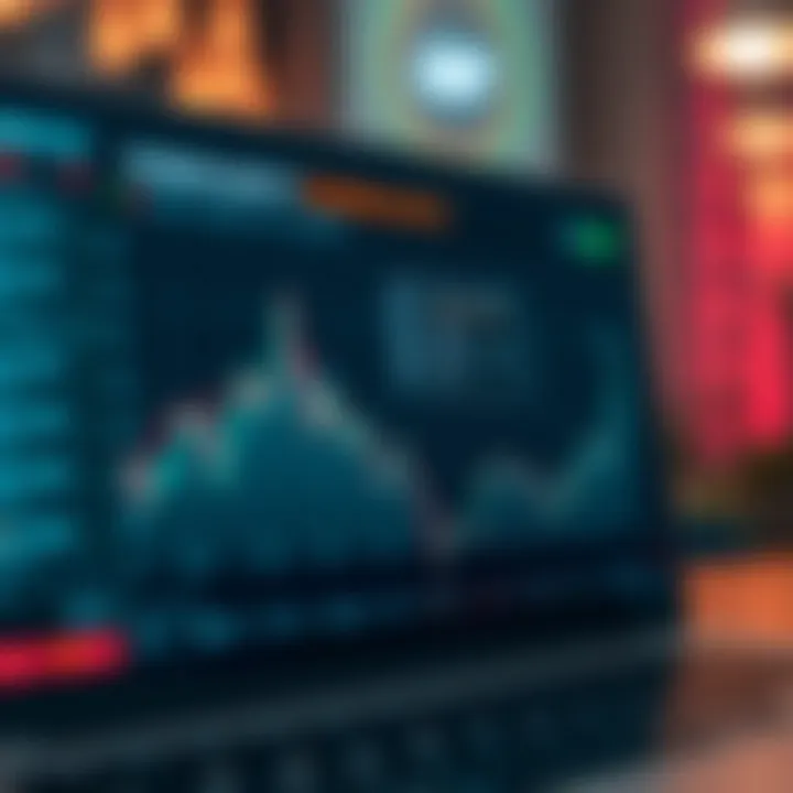 Graph illustrating benefits and risks of using forex trading bots for currency exchange