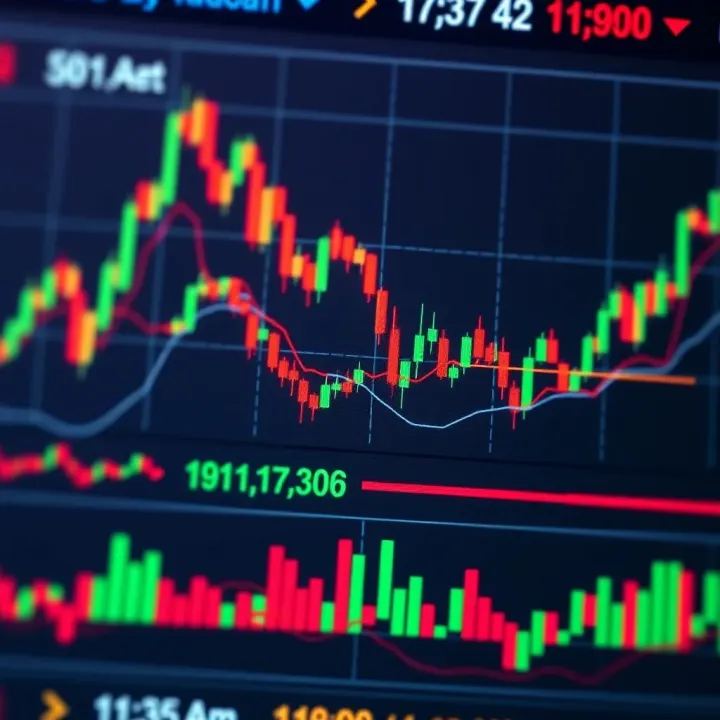 Illustration of common bullish and bearish chart patterns used in trading analysis