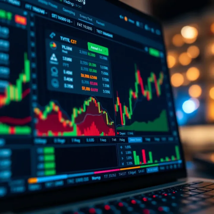 User-friendly forex trading platform interface showing market trends and tools