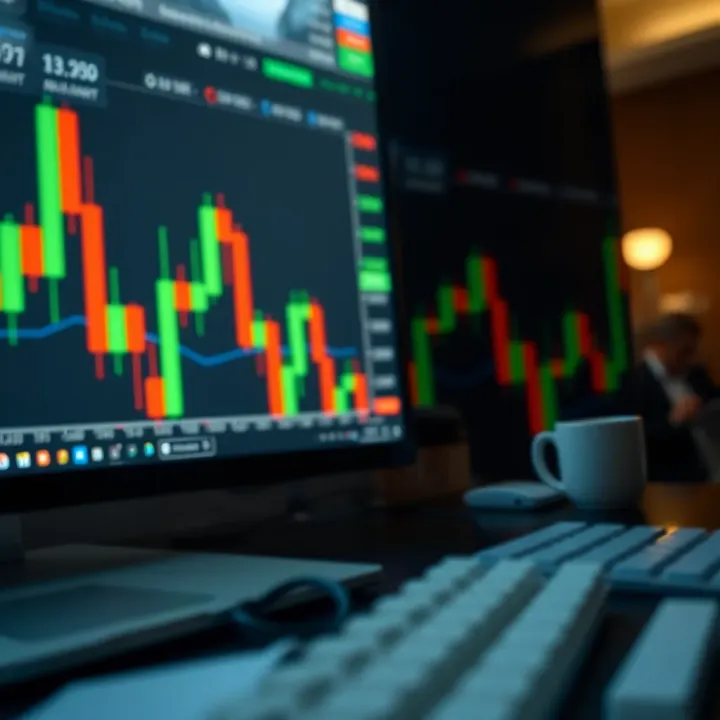 Visual representation of practical candlestick pattern applications with chart analysis tips