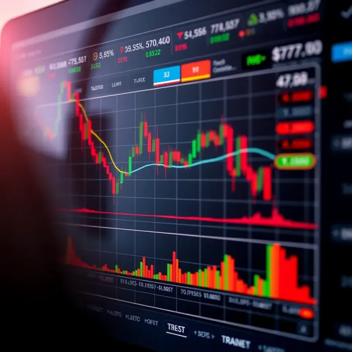 Illustration of risk management strategy with stop loss, take profit levels, and trade balance visualization