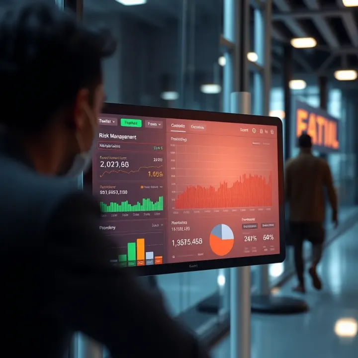 Digital interface displaying risk management tools and compliance data relevant to Kenyan markets