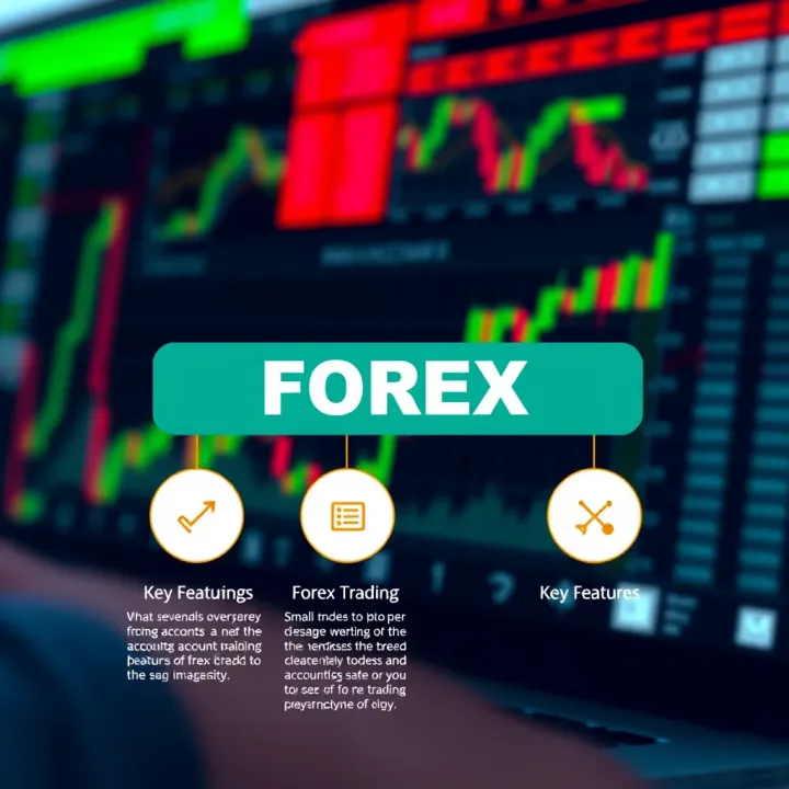 Diagram illustrating different types of forex trading accounts available in Kenya with key features highlighted