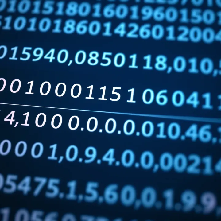 Illustration demonstrating conversion of a binary sequence into its decimal equivalent through positional multiplication