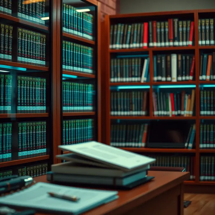 Visual representation of a digital library with various forex trading documents and PDFs