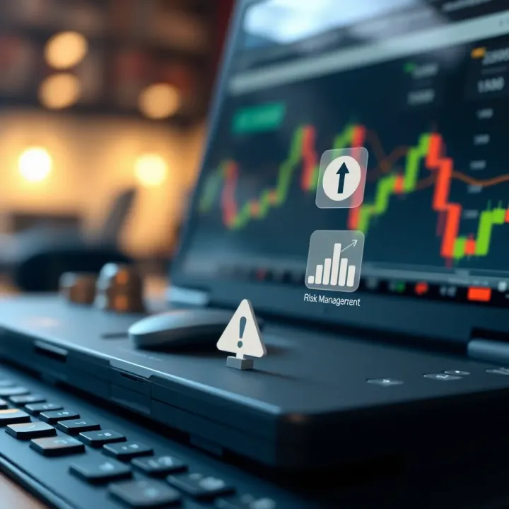 Effective Risk Management Tools in Forex Trading Visual representation of risk management tools including stop loss and portfolio diversification icons