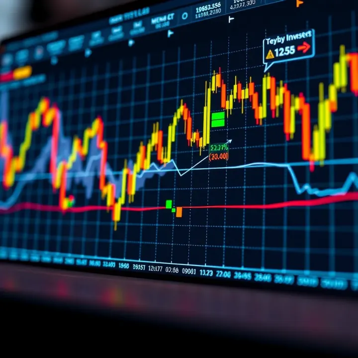 Graph showing financial data analysis representing investment trends for Kenyan traders