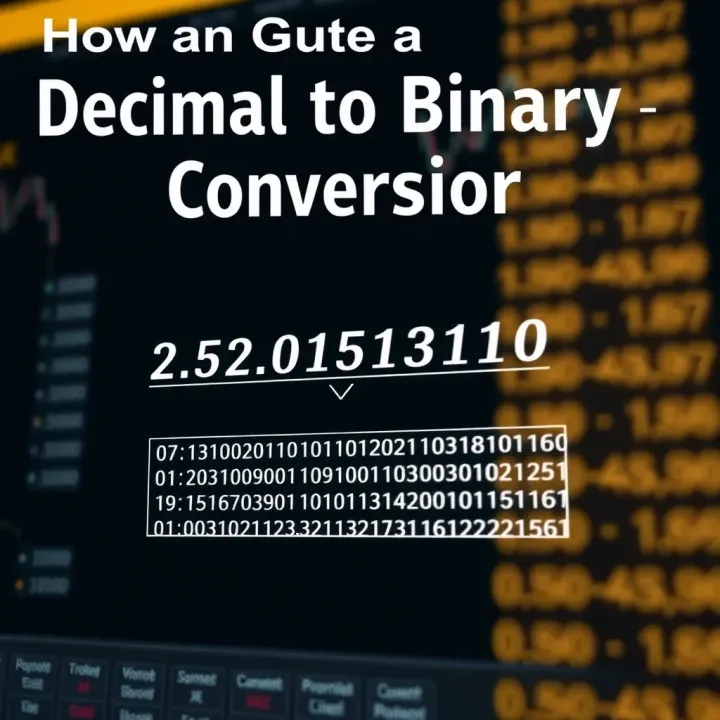 Diagram illustrating the conversion from a decimal number to its binary equivalent using place values