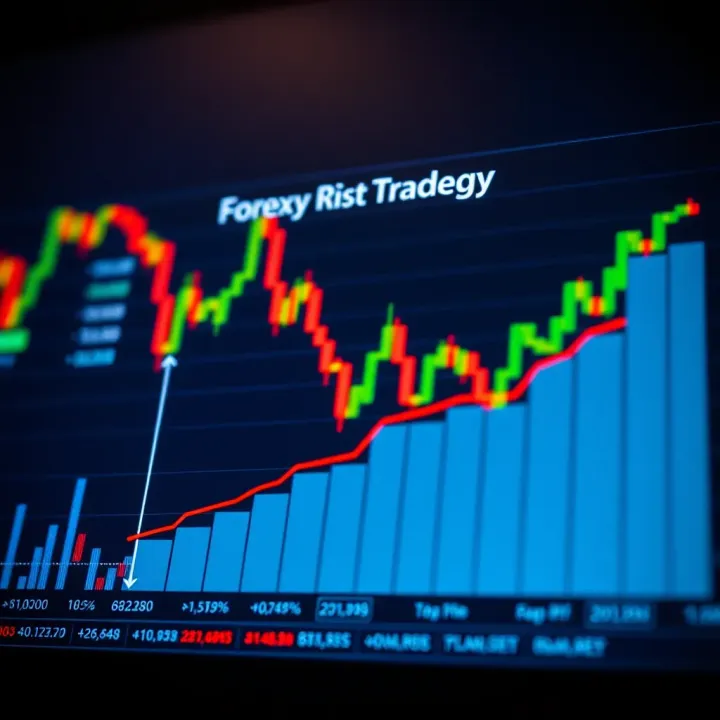 Graph illustrating risk factors and trading strategies in forex and binary markets