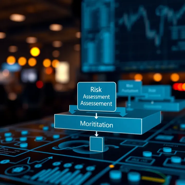Key Components of Enterprise Risk Management Framework Diagram illustrating key components of an enterprise risk management framework including risk identification, assessment, mitigation, and monitoring