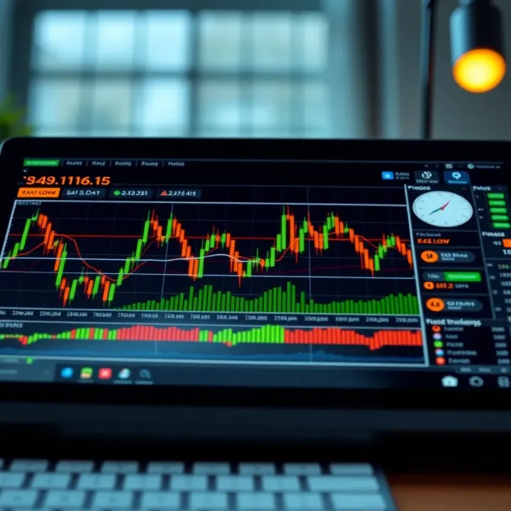 Visual guide to integrating forex chart patterns into trading strategies with annotated example charts