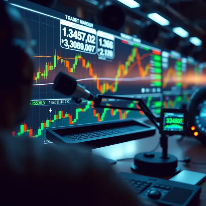 Digital interface showcasing forex trading bot algorithms analyzing currency market trends