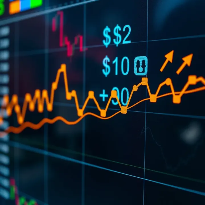 Graph displaying performance curves of forex bots with Kenyan shilling currency symbols