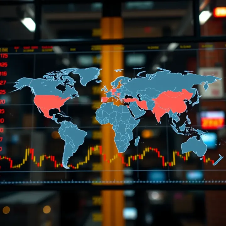 Global forex trading sessions map highlighting London, New York, Tokyo, and Sydney market hours