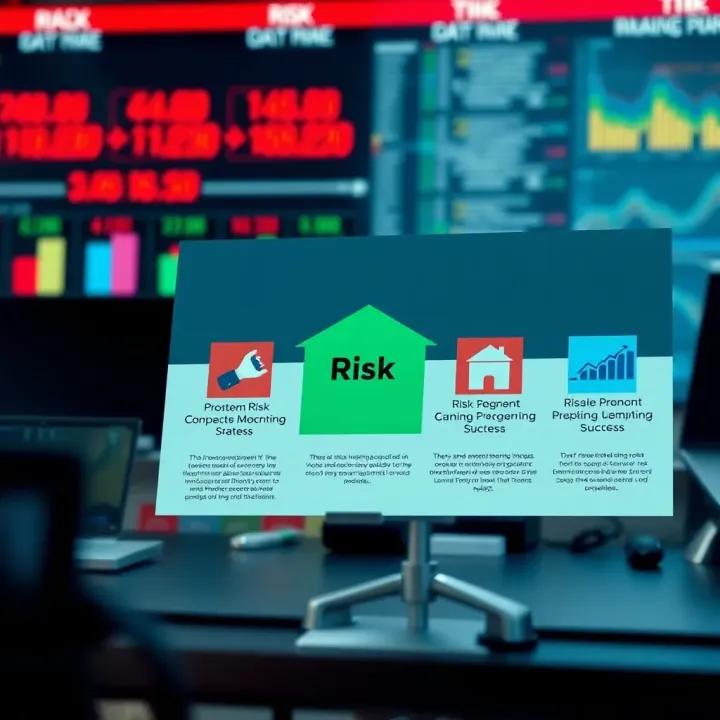 Comprehensive Risk Identification and Mitigation Strategies Diagram showing various types of risks affecting a business and strategies to mitigate them